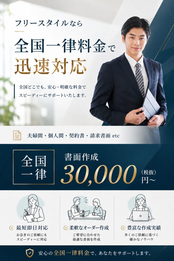 全国一律料金で迅速対応