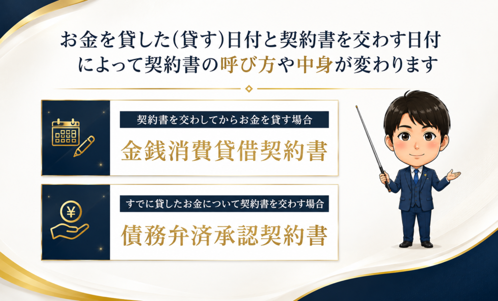 借用書の種類解説